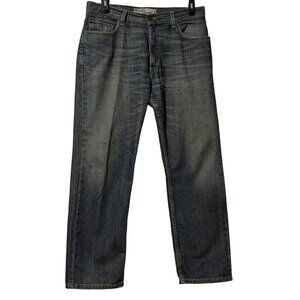 Levi’s 559  size 34x30 relaxed straight 100% cotton red tab blue jeans